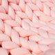 Therapy Woven Weighted Blanket - Peach Pink